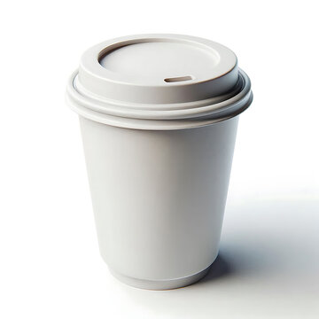 Becher blanko Mockup Kaffee Caf&eacute; unterwegs Vorlage wei&szlig; zur Gestaltung auf hellem Hintergrund Fr&uuml;hst&uuml;ck B&uuml;ro Start in den Tag, Hei&szlig;getr&auml;nk Get&auml;nkeverpackung Deckel umweltschutz, recyceln