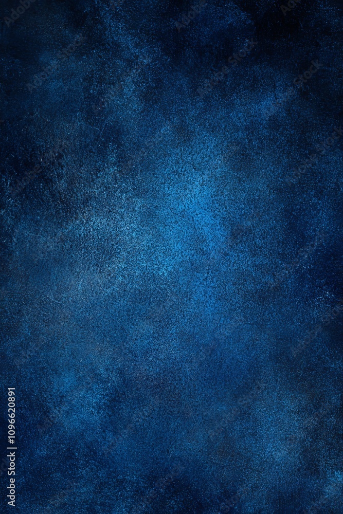 Poster this is an abstract studio banner that boasts a deep blue background combined with a subtle black vi