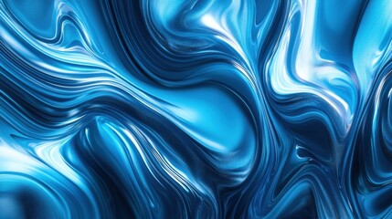 Obraz premium Detailed blue gradient with smooth textures and realistic glowing highlights, perfect for upscale visuals.