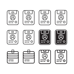 Flat Design Icon Set for Business and Technology