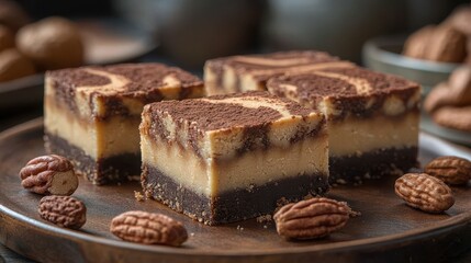 Stunning Pecan Chocolate Swirl Dessert Squares: A Decadent Treat for Every Occasion