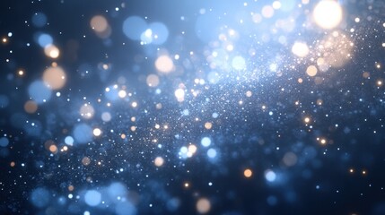 Obraz premium Realistic blue abstract gradient with soft glowing highlights and intricate textures, ideal for modern themes.