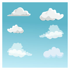 Whispers of the Sky Cloud Vector Art