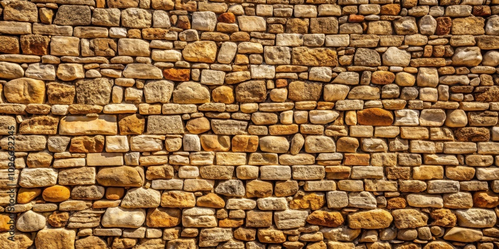 Poster an intricate pattern of weathered, sun-drenched stone blocks, showcasing a rustic and timeless textu