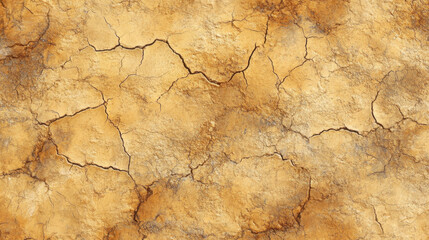 Naklejka premium The ground has cracks in the top view for the background or graphic design