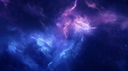 A mystical twilight sky with scattered