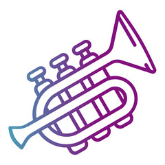 Obraz premium trumpet vector illustration