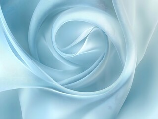 Obraz premium Abstract Soft Blue Fabric-Like Swirls with Gentle Textures