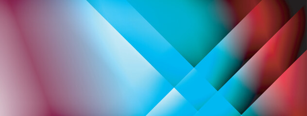 Obraz premium Colorful gradient with lines made of shadow and light. Creative background