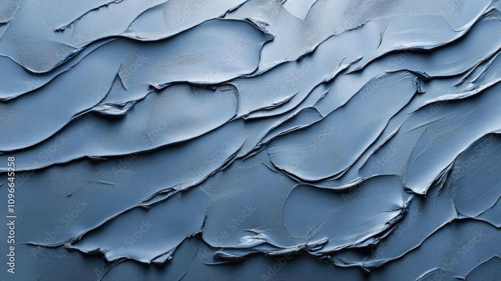 Poster shimmering abstract blue background with glowing metallic textures and intricate patterns, perfect f