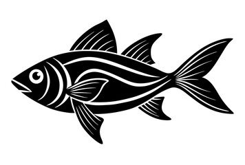 black and white fish