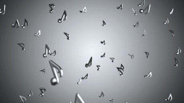 Musical Note Animating in Slow Motion