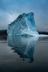Large iceberg on water
