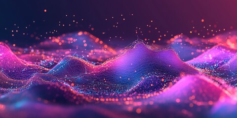Dynamic Data Visualization: A Stunning Abstract Representation of Data