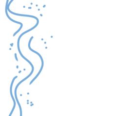 Purple element line decoration