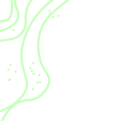 abstract green line element