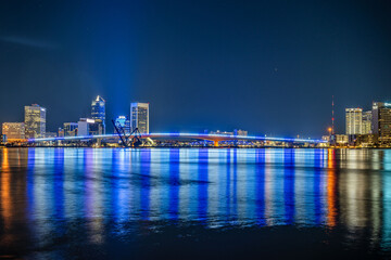 jacksonville, florida at night