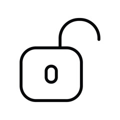 This is a Nice Unlock Icon Design