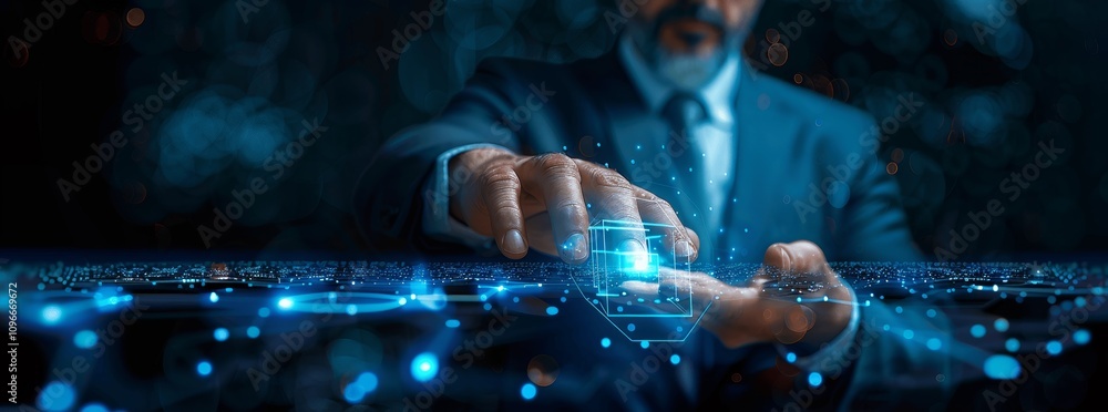 Aufkleber businessman approving online business project with digital checklist and document management. high q