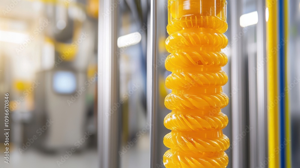 Poster detailed view of 3d printing process highlighting layer techniques