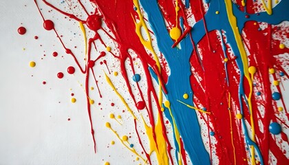 chaotic, abstract, splatter, drip, paint, random, patterns, bold, muted, tones, colorful, layered, depth, texture, energetic, movement, spontaneity, raw, emotion, artistic, modern, dynamic, vibrant