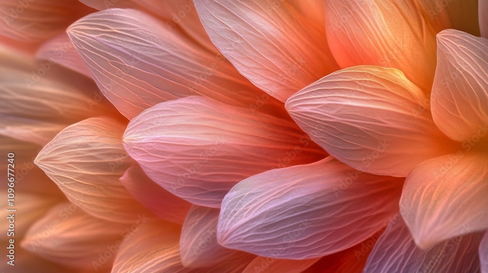 Poster captivating macro close up of a delicate floral pattern showcasing the intricate textures and soft p