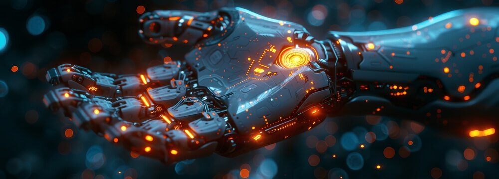 Businessman Utilizing Advanced AI and Digital Technology for Business Growth and Customer Experience Enhancement
