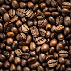 Fototapeta premium Coffee Beans Theme Background Rich Rustic Design for Coffee Lovers