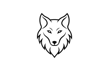 A Fox Vector Black Silhouette