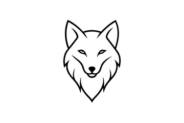 A Fox Vector Black Silhouette