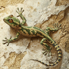 Obraz premium Close-up of a gecko