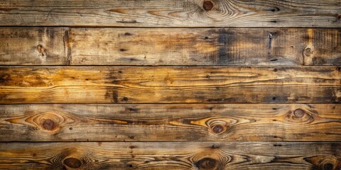 Naklejka premium Rustic Wood Paneling with Knots and Grain Patterns, Displaying the Natural Beauty of Aged Wood