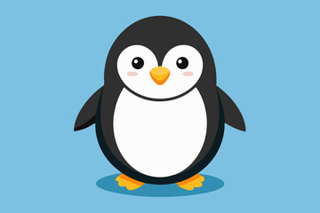 About penguin bird vector