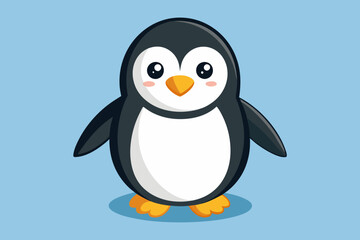 About penguin bird vector
