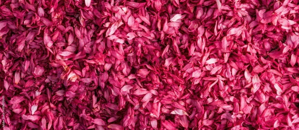Poster close up of vibrant pink flower petals creating a textured background ideal for text overlay and gra