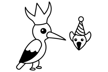 bird, vector, cartoon, animal, illustration