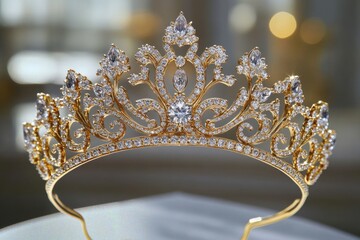 Luxury jewelry piece with sparkling diamond accents