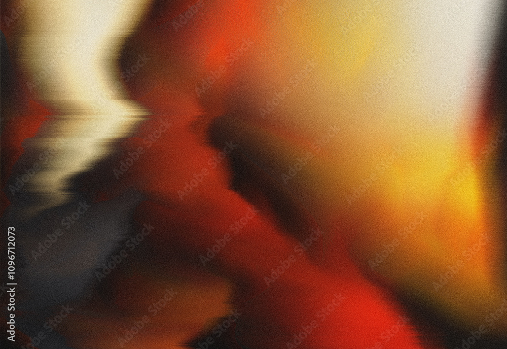 Poster glitch grainy abstract smeared iridescent gradient blurred unique background texture digital noise g