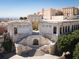 Bastion Saint Remy in Cagliari, Sardinia