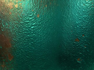 Warm Vintage Bronze Statue in Soft Lighting with Patina and Textured Surface