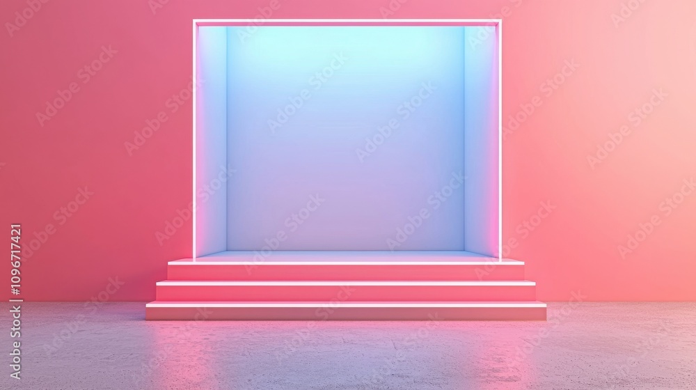 Poster goal setting 2025 achievements challenges concepts. a minimalist scene featuring a pastel-colored di