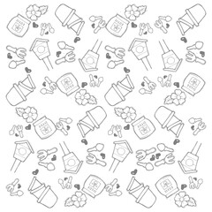 doodle garden pattern