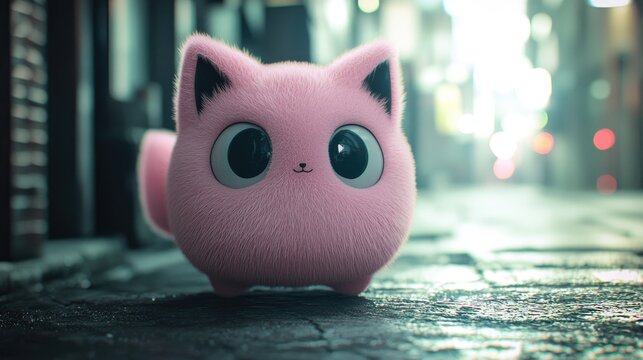 a Real Life jigglypuff, high Definition, realistic