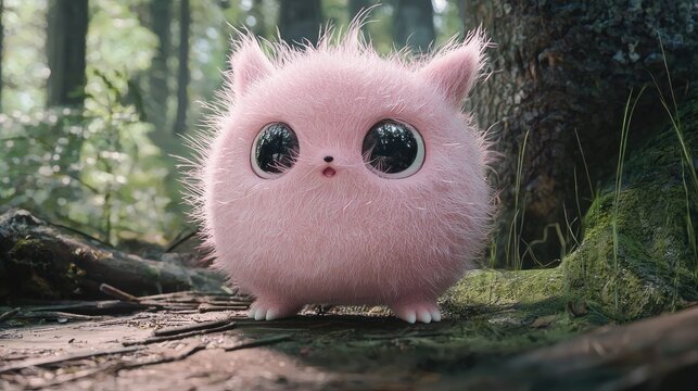 a Real Life jigglypuff, high Definition, realistic