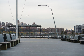 Pier 11 waiting area for Ferry connections