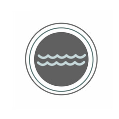 green memphis circle vector design