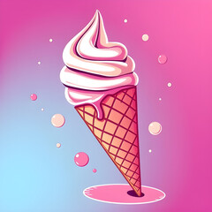 ice cream cone illustration