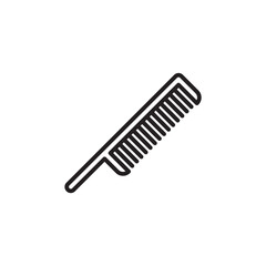 Hair brush icon thin line vector isolated