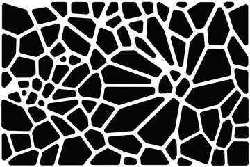 Voronoi abstract background,Texture Material stone shape,Cracked glass mosaic