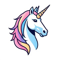 unicorn logo icon